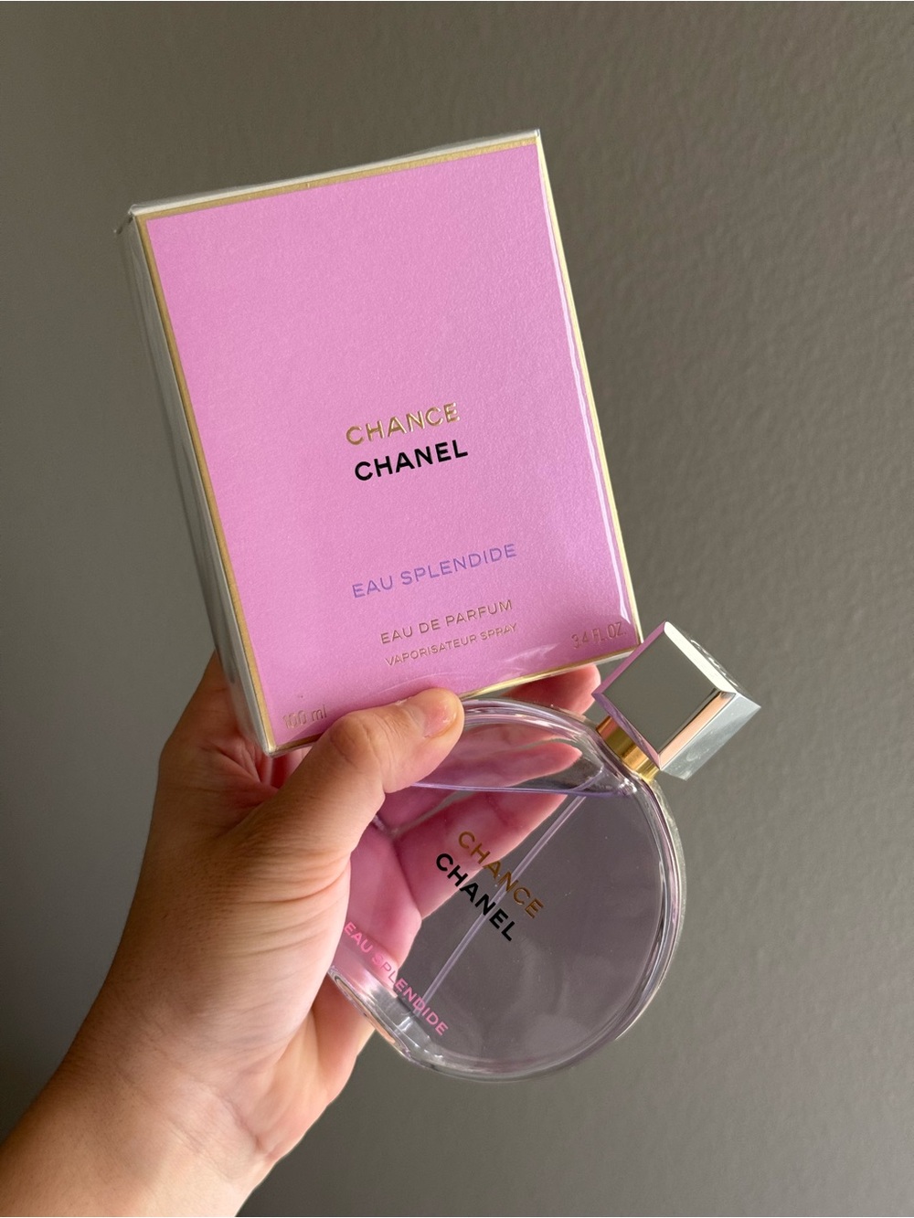 CHANEL Chance Eau Splendide Pink & Gold Box